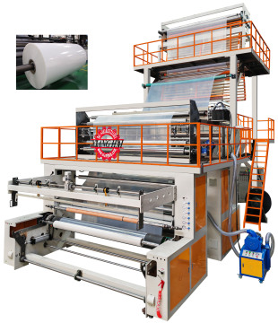 Mono layer extrude 3000mm HDPE LDPE Greenhouse agricultural film blowing machine