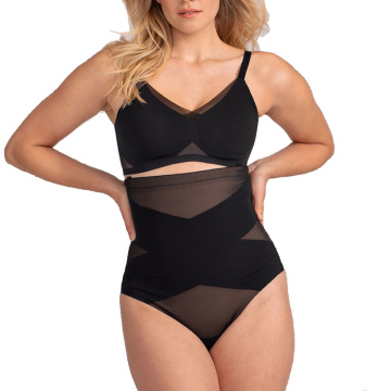 Nylons à taille haute respirante et culotte de corset pour les femmes