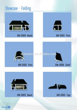 Folding case,Aluminum Foldable desk, Modular Showcase, High case for display