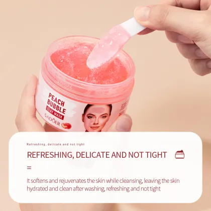 Peach Moisturizing Skin rejuvenation mud facial mask