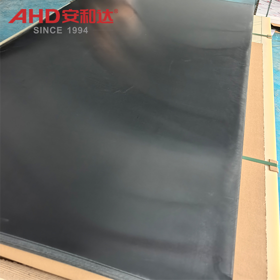 Black bakelite panel for electrical industry