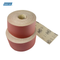 China Hot Sell Red Aluminum Oxide Abrasive Sandpaper Roll Manufactory