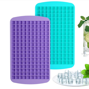 Customizable BPA-Free Silicone Ice Cube Trays in Various Colors