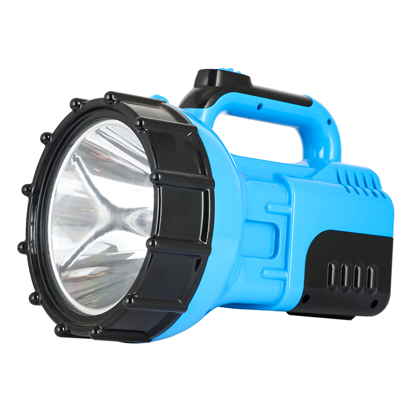 High Power Rechargeable LED Searchlight with Hidden Charger
