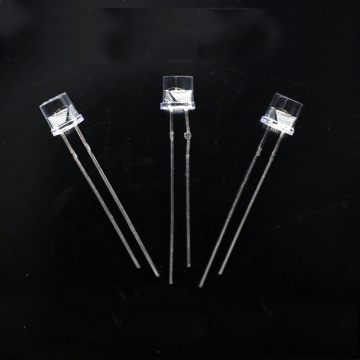 5mm Flashing Blue LED Flat Top Clear Lens