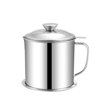 Stainless Steel Kitchen Frying Oil Separator with Fine Mesh