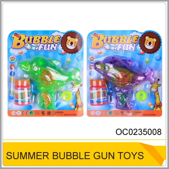 Summer plastic sea horse bubble gun toy light up bubble gun OC0235008