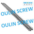 Twin Parallel Screw and Barrel for Weber Extrusion
