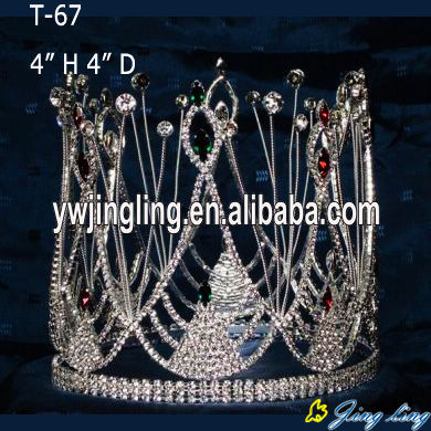 Custom Full Round Rhinestone Pageant Crowns