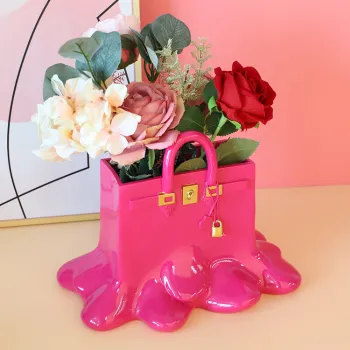 Custom Luxury Handbag Vase & Creative Home Decor Gifts