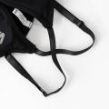 Reggiseno a strappy senza cucitura nera per le donne