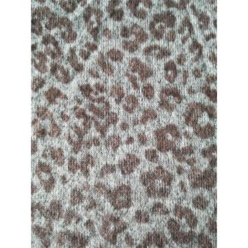 Poly Span Sanded Hacchi Leopard Print