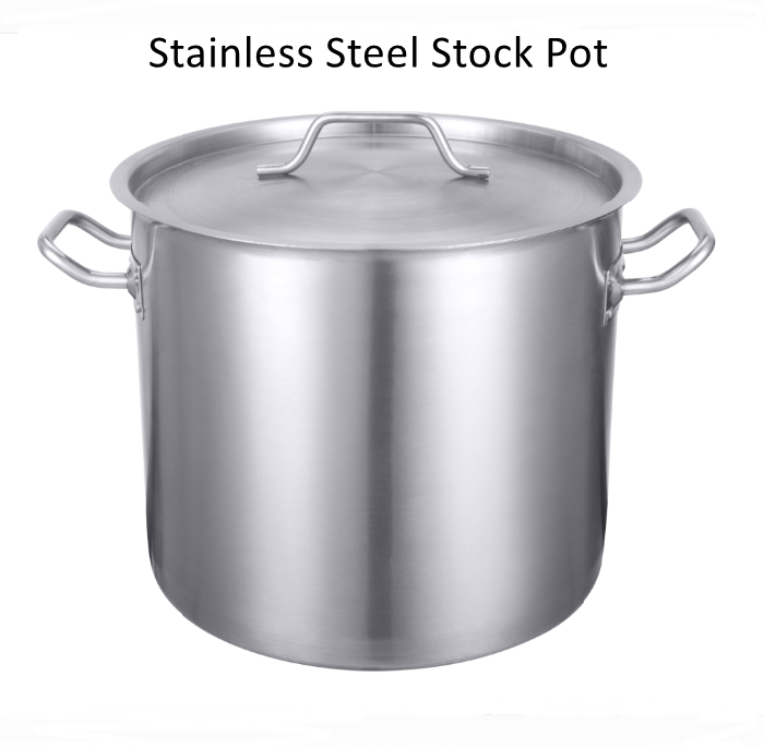 Stainless Steel Stockpot w/lid 20-Quart