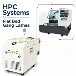 Flat Bed CNC Gang Tool Lathe Machine