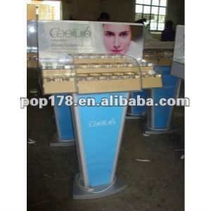 high transparency cosmetic acrylic display rack