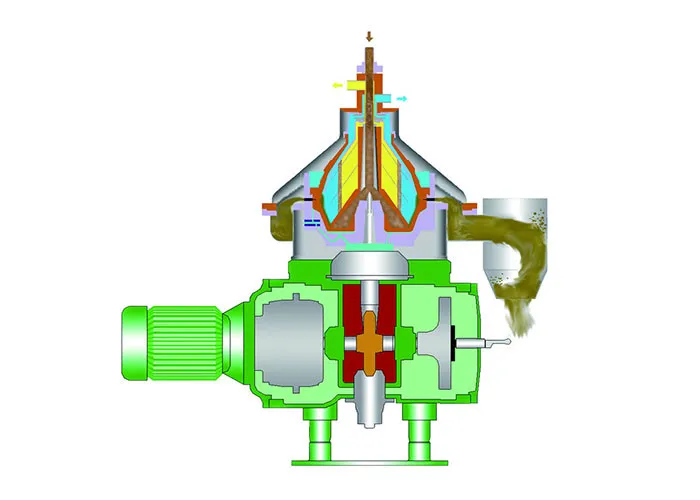 ক্রমাগত ডিস্ক স্ট্যাক সেন্ট্রিফিউজ বিভাজক সিস্টেম