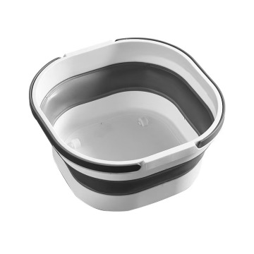 Bañera de viaje de plástico plegable portátil: cubo de la cuenca de inmersión del precio del fabricante
