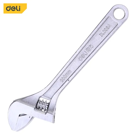Deli EDL008A tools aluminium alloy 8 ich installation universal adjustable wrench spanner