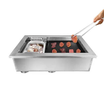 AOBL Baking tray with small hot pot table