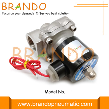 Válvula solenoide de acero inoxidable 2S200-20 SUW-20 3/4 &#39;&#39; NC