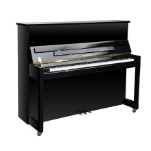 Henry Hamlin M-122 piano tegak hitam digilap rumah 122cm