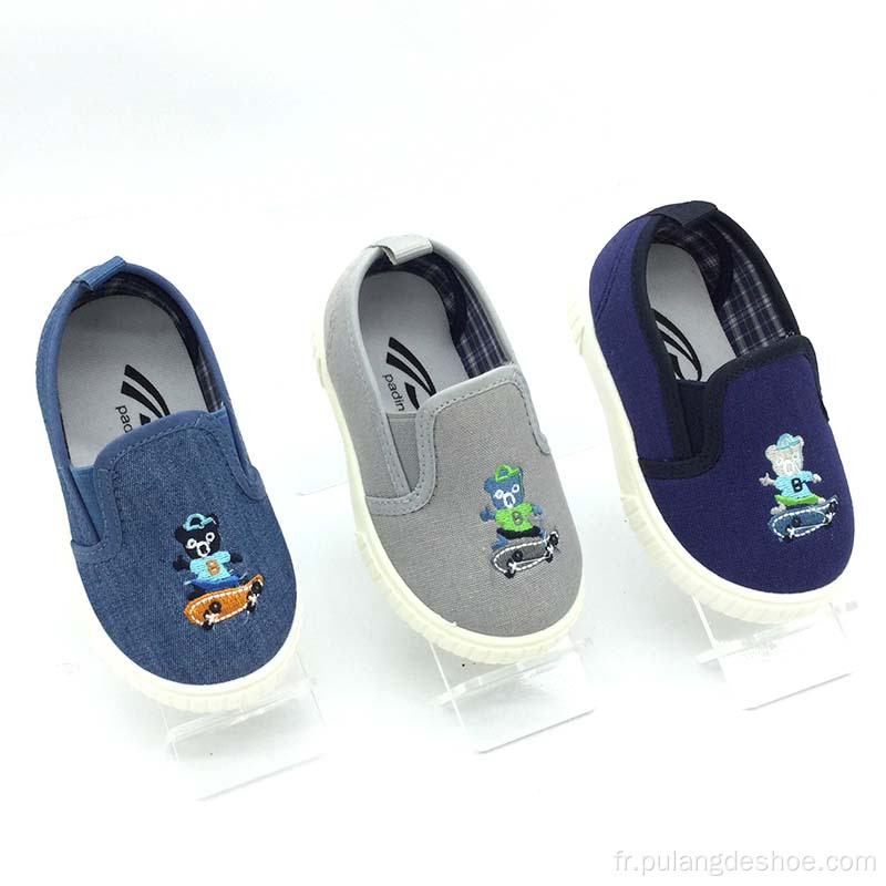 Baby Slip sur Toile Chaussures Boy Chaussures Casual Chaussures
