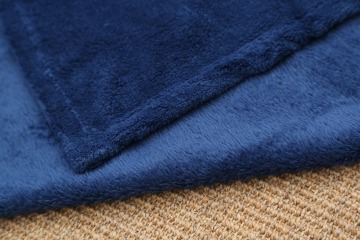 Solid color coral fleece blanket with good quality