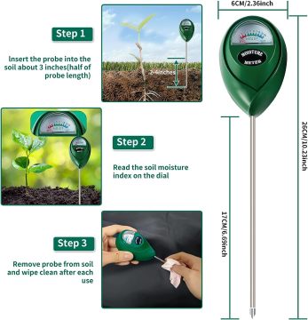 Penjagaan dan pengurusan meter kelembapan, hygrometers, dan sensor untuk tanah, rumput, ladang, dalaman, dan aplikasi luaran