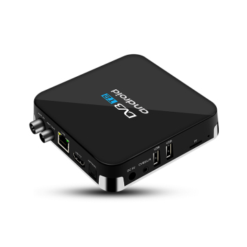 Hybrid TV Box: OTT, DVB-T2, and Android 9.0 Smart STB with Amlogic S905X3 Chipset - Dual WiFi Capability