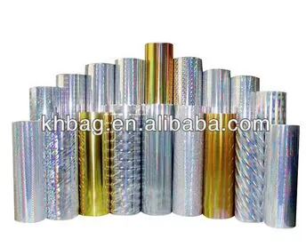 Laser holographic polyester film
