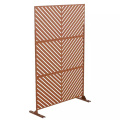 Laser cut Corten Steel Garden Screen Panels