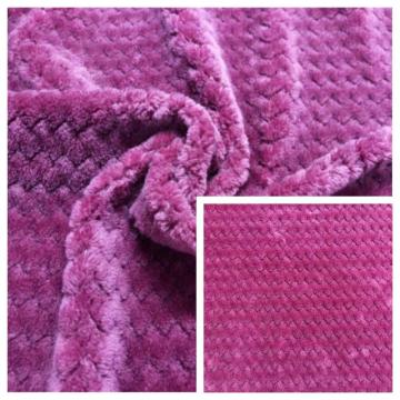 Flanell med små Merbau Jacquard -tyg