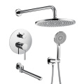 3 Functions Wall Mounted Faucet Concealed Shower
