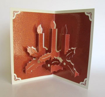 Greeting Card with Paper Butterflies Cutting Plotter