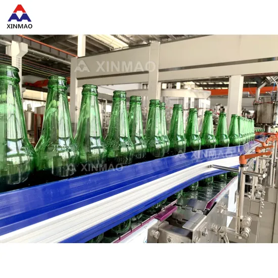 XINMAO Automatic 3-in-1 Glass Bottle Carbonated Beverage Filling Machine