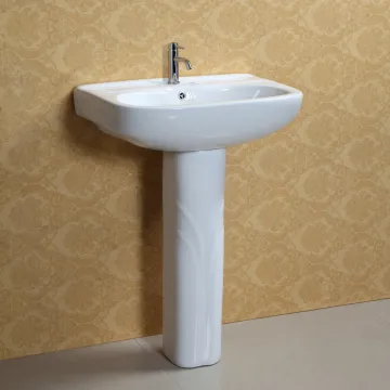 Floor Stand Bathroom Ceramic Sink