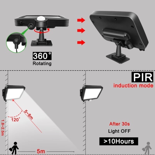 56/100 LED Solar Light PIR Motion