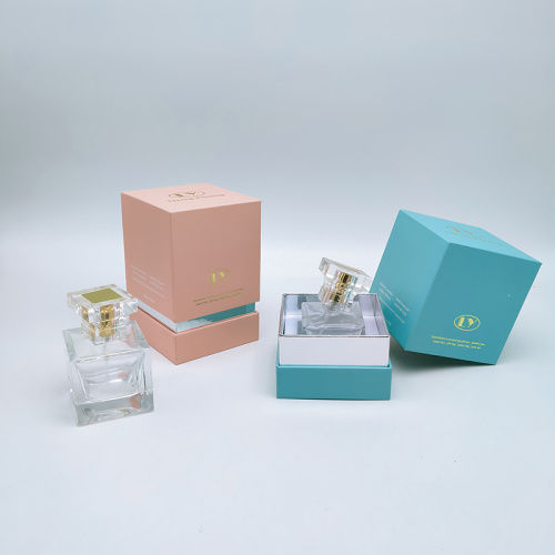 Kotak Hadiah Botol Perfume Kosmetik Square Paper