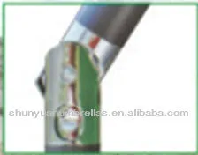 2.5M wedding decoration advertising sun UV luxury promotional umbrella