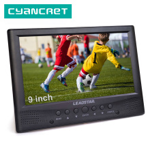LEADSTAR DVB-T2 Portable TV ATSC tdt 9 inch Digital and Analog Television Front Speaker mini small Car TV Support H.265 AC3