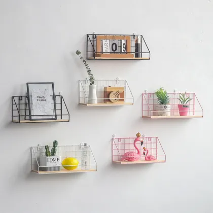 Wall Shelves Storage Rack Wooden Shelves Decoration Garage Kit storage rack wall shelves Room decoration stacks