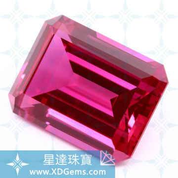 wholesale price OTC Cut Ruby 4# Created Corundum Red Ruby