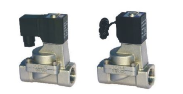 Indirect acting and normally closed type 2/2 way solenoid valve 2L series fluid control valves