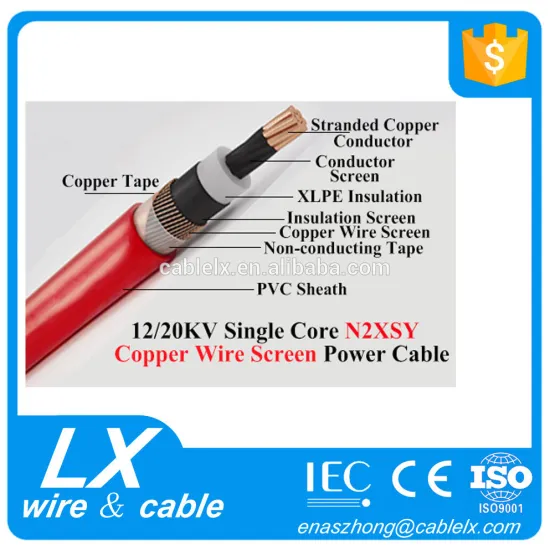 11KV single core N2XSY underground energy cable