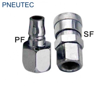 Nitto/Japan Chrome Steel Self Lock C Type Sluit de mannelijke draad snelle luchtkoppelingsaanpassing