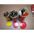 Easy-Use 25pcs Packing Bungee Elastic Cord Jar