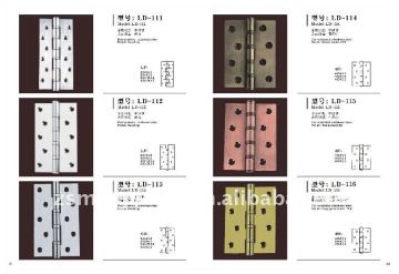 Kinds of sizes door hinge