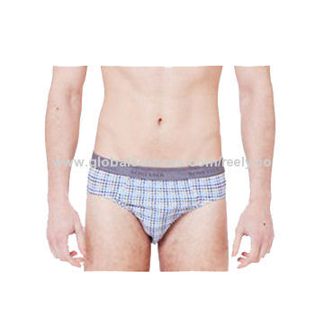 Men's Boxer Briefs, Made of Cotton and Spandex Materials, Customized Logos Welcomed