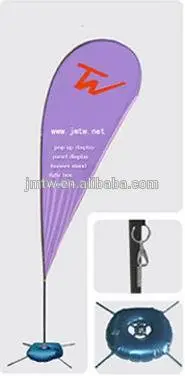 Wind beach flag banner for advertising or entertainment