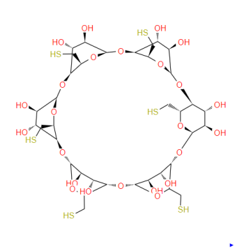 Hexakis- (6-mercapto-6-deoxy) -a-cyclodextrin CAS: 180839-60-5